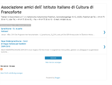 Tablet Screenshot of italia-francoforte.blogspot.com