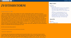 Desktop Screenshot of jyotishstorm.blogspot.com