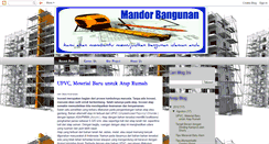 Desktop Screenshot of mandorbangunan.blogspot.com