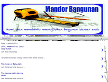 Tablet Screenshot of mandorbangunan.blogspot.com
