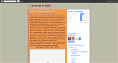 Desktop Screenshot of cervejasebola.blogspot.com