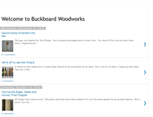 Tablet Screenshot of buckboardwoodworks.blogspot.com