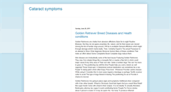 Desktop Screenshot of cataractsymptoms.blogspot.com