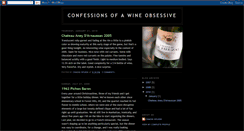 Desktop Screenshot of confessionsofawineobsessive.blogspot.com