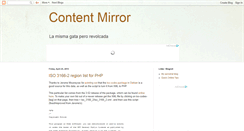 Desktop Screenshot of contentmirror.blogspot.com