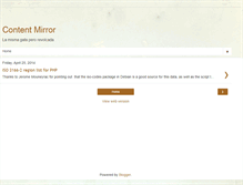 Tablet Screenshot of contentmirror.blogspot.com