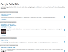 Tablet Screenshot of gerrysdailyride.blogspot.com