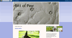Desktop Screenshot of bittofpaw.blogspot.com