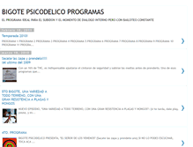 Tablet Screenshot of bigotepsicodelicoprogramas.blogspot.com