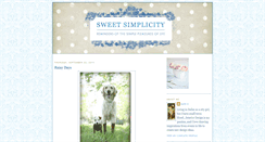 Desktop Screenshot of katesweetsimplicity.blogspot.com