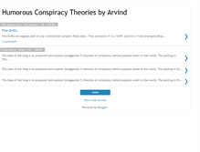 Tablet Screenshot of my-conspiracy-theories.blogspot.com