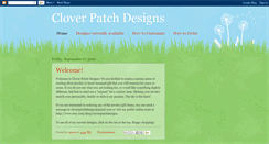 Desktop Screenshot of cloverpatchdesigns.blogspot.com