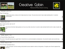 Tablet Screenshot of creativecabin131.blogspot.com