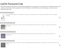 Tablet Screenshot of laichiicrab.blogspot.com