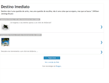Tablet Screenshot of destinoimediato.blogspot.com