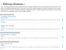 Tablet Screenshot of mindanaopathways.blogspot.com