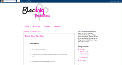 Desktop Screenshot of blackandpinkproductions.blogspot.com