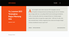 Desktop Screenshot of infobisnis27.blogspot.com