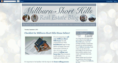 Desktop Screenshot of millburn-shorthillsrealestateblog.blogspot.com
