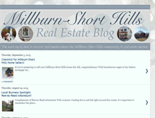 Tablet Screenshot of millburn-shorthillsrealestateblog.blogspot.com
