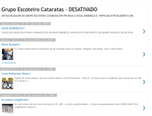 Tablet Screenshot of grupoescoteirocataratas.blogspot.com