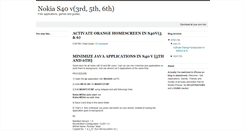 Desktop Screenshot of nokiamodding.blogspot.com