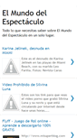 Mobile Screenshot of enelmundodelespectaculo.blogspot.com