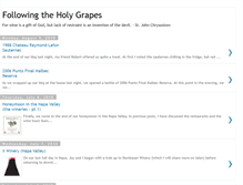 Tablet Screenshot of followingtheholygrapes.blogspot.com