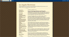 Desktop Screenshot of losangeleselectricians.blogspot.com