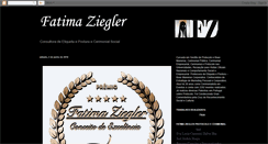 Desktop Screenshot of fatimaziegler.blogspot.com