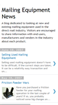Mobile Screenshot of mailingequipment.blogspot.com