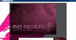 Desktop Screenshot of evaescolanomake-up.blogspot.com