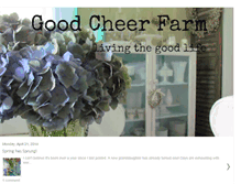 Tablet Screenshot of goodcheerfarm.blogspot.com