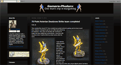 Desktop Screenshot of gamers-phalanx.blogspot.com