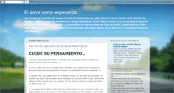 Desktop Screenshot of elamorcomoesperanza.blogspot.com