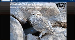 Desktop Screenshot of catedrabiologiaecologia.blogspot.com