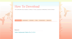 Desktop Screenshot of howtodownloadall.blogspot.com