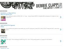 Tablet Screenshot of debbieclapper.blogspot.com