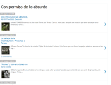 Tablet Screenshot of conpermisodeloabsurdo.blogspot.com