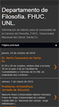 Mobile Screenshot of filosofiafhucunl.blogspot.com