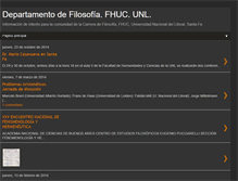 Tablet Screenshot of filosofiafhucunl.blogspot.com