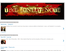 Tablet Screenshot of lonelynote.blogspot.com