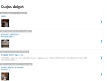 Tablet Screenshot of csajosdolgok.blogspot.com