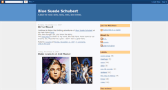 Desktop Screenshot of bluesuedeschubert.blogspot.com