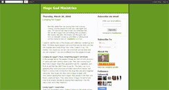 Desktop Screenshot of hugegodministries.blogspot.com