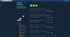Desktop Screenshot of lennyplanet.blogspot.com