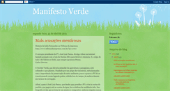 Desktop Screenshot of manifestoverde43.blogspot.com