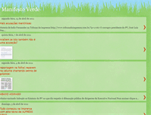 Tablet Screenshot of manifestoverde43.blogspot.com