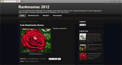Desktop Screenshot of myrankmaniac2012.blogspot.com