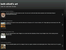 Tablet Screenshot of bethelliottart.blogspot.com